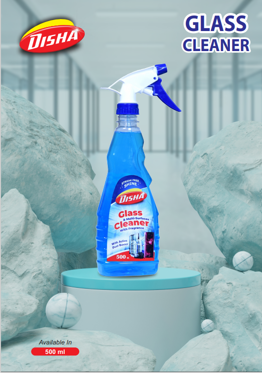 CrystalClear – Streak-Free Glass & Surface Cleaner with Fast-Dry Formula